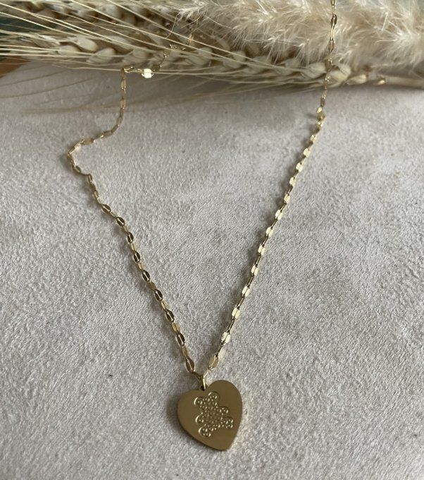 Collier coeur OURSON 