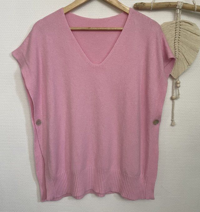 Pull sans manches ROSE