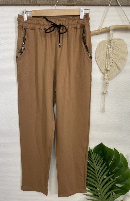 Pantalon jogging LEO CAMEL