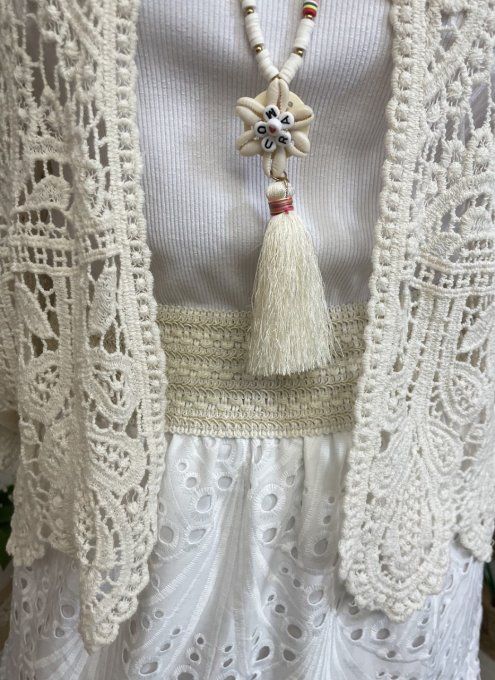 Jupe BRODERIE ANGLAISE BLANC