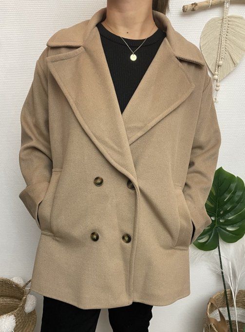 Manteau JENNILY CAMEL