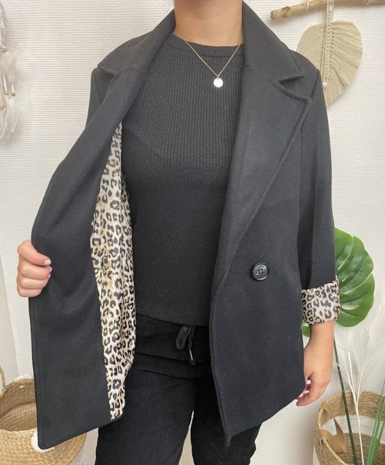 Manteau LEO NOIR