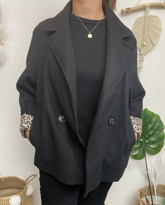 Manteau LEO NOIR