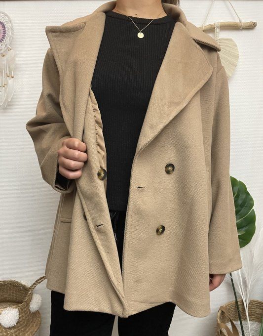 Manteau JENNILY CAMEL