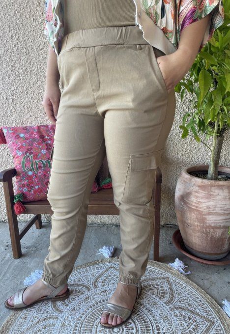 Pantalon CARGO CAMEL