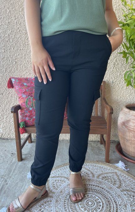 Pantalon CARGO NOIR