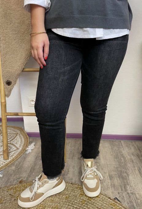 Jean 7/8 GRIS FONCE