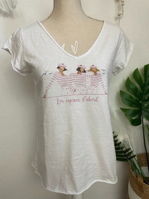 Tee-shirt LES COPINES D'ABORD 